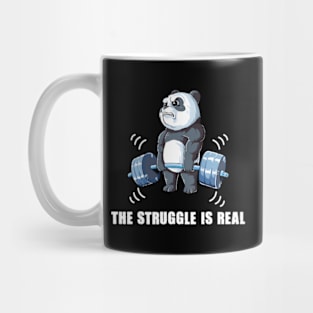 The Struggle Is Real Panda Mug